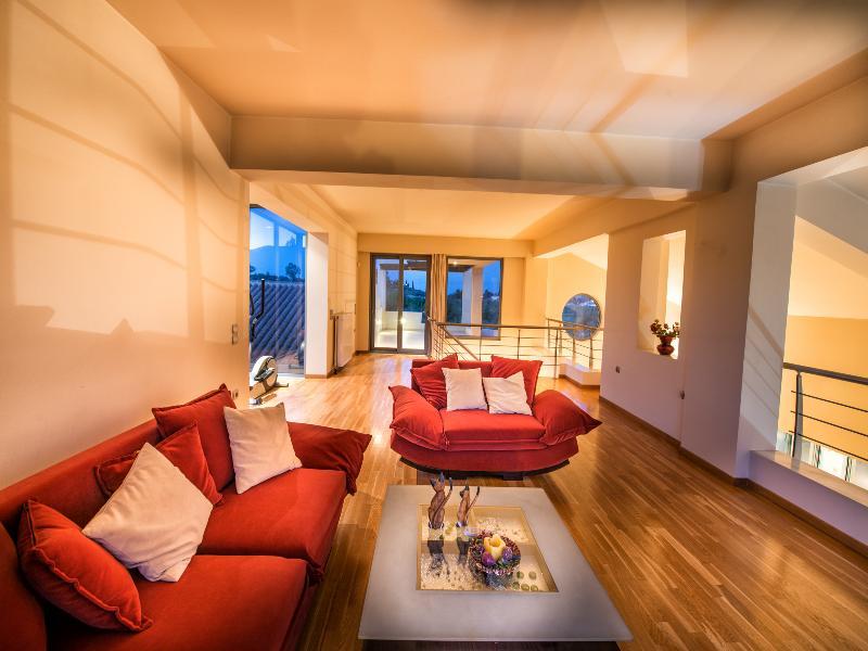 Astarte Villas - Istar Villa With Tennis Court Makhairadhon Exterior photo